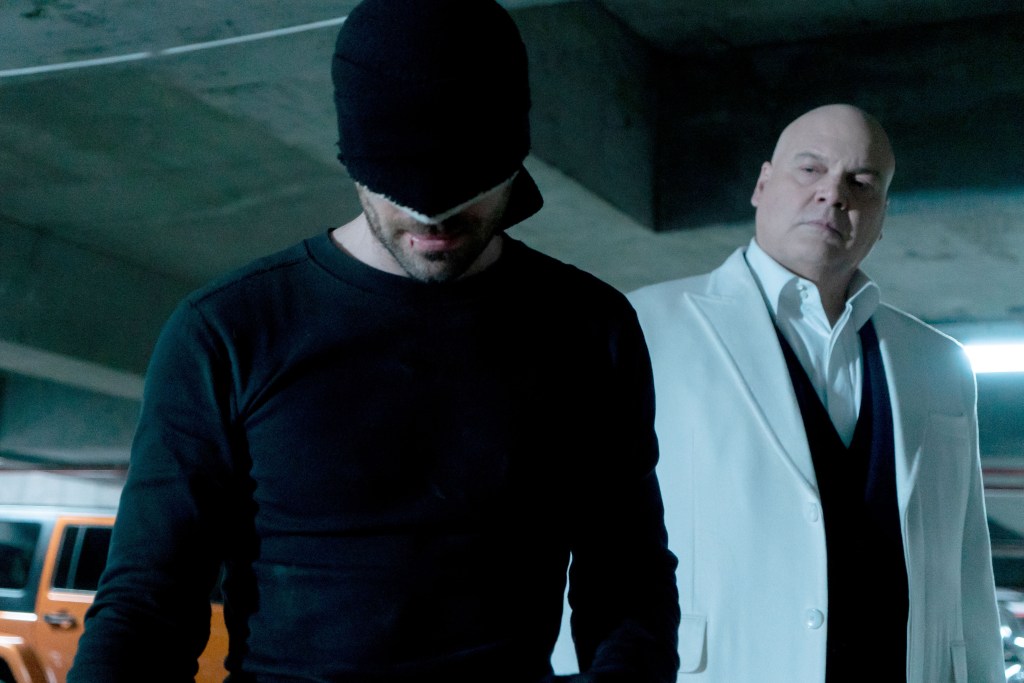 Daredevil stars Charlie Cox and Vincent D'Onofrio