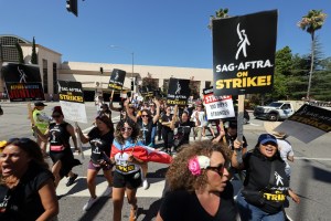 strike at Warner lot