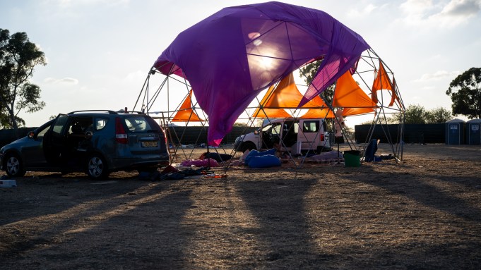 Supernova Music Festival site in Kibbutz Re'im, Israel